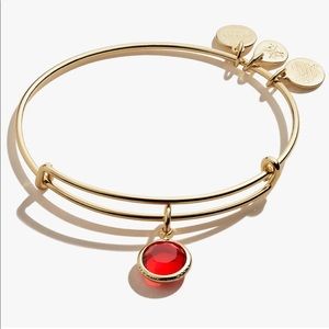 Alex and Ani Birthstone Charm Bangle July